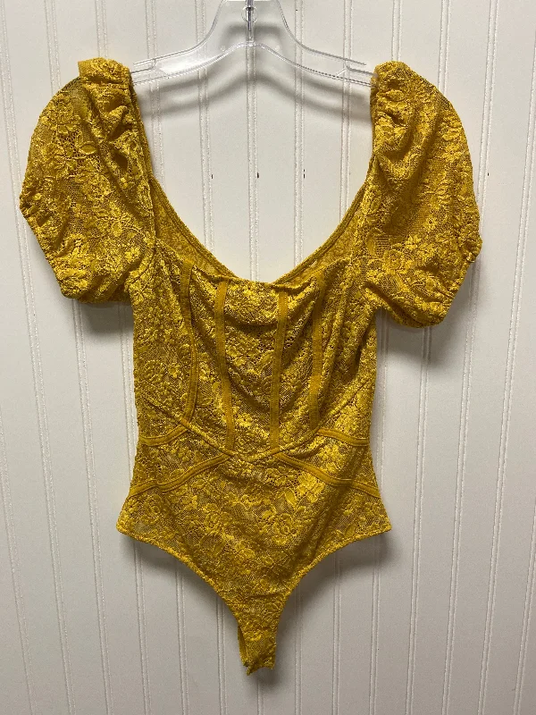 Mustard Bodysuit Forever 21, Size S