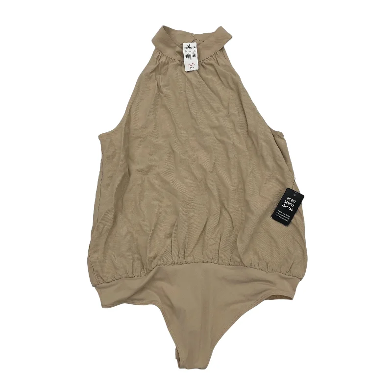 TAN BODYSUIT by EXPRESS Size:M